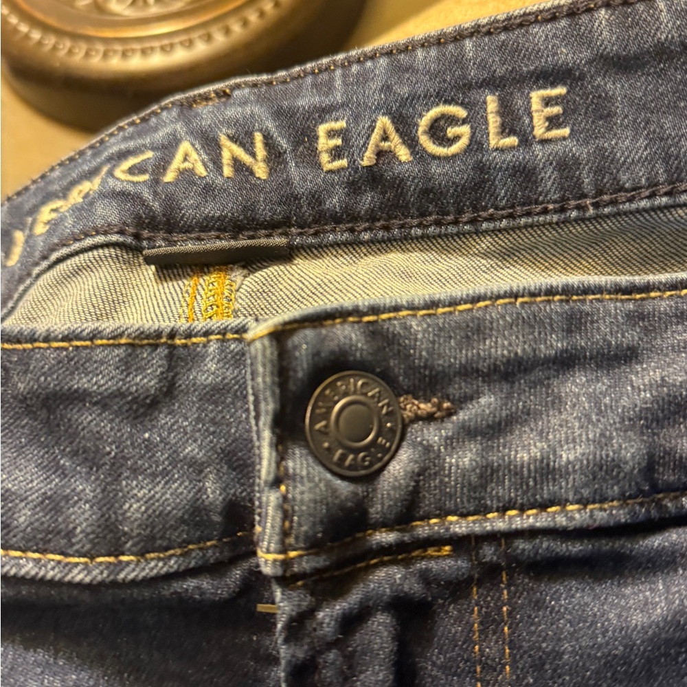 American Eagle Outfitters Dark Blue Straight Jeans 42 x 32 - Like New